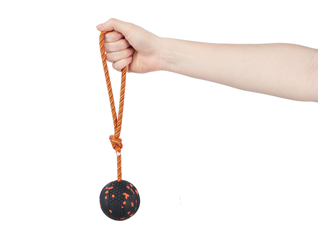 Non-stop dogwear Dog ball on rope